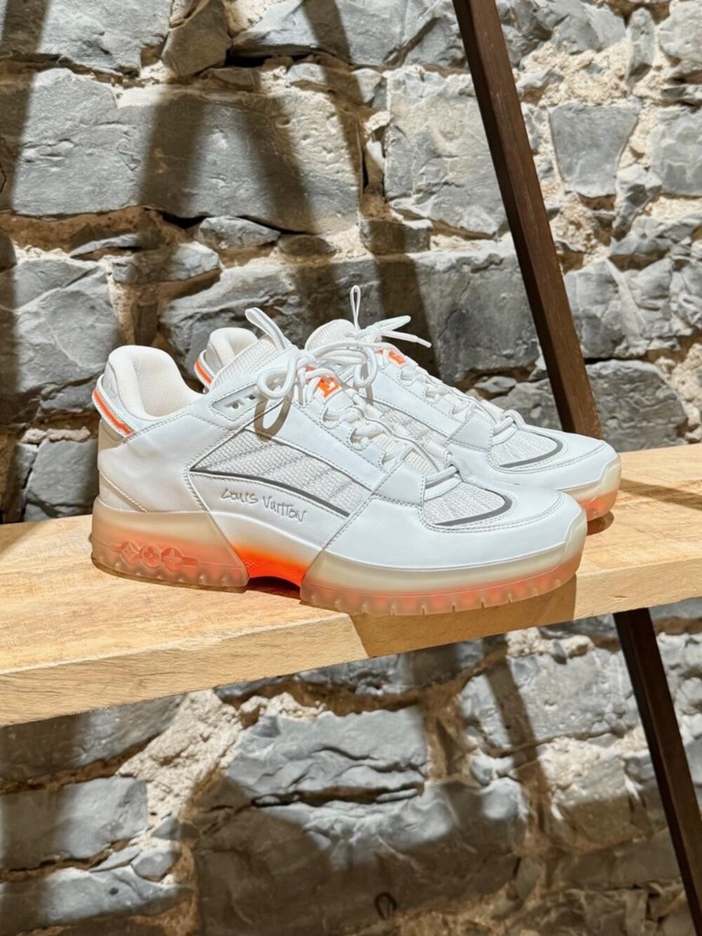 Louis Vuitton x Lucien Clark White Leather "A View" Sneakers